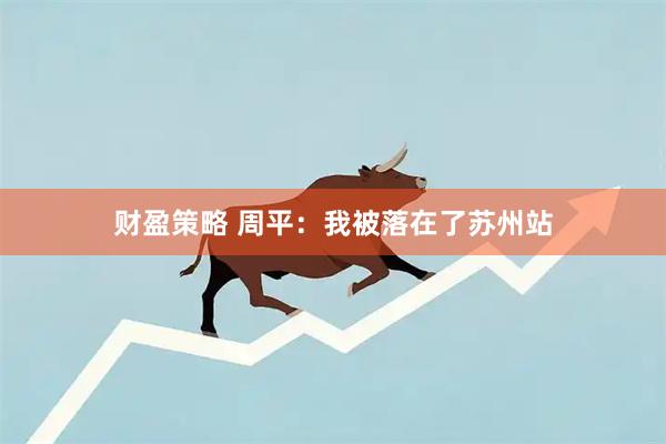 财盈策略 周平：我被落在了苏州站